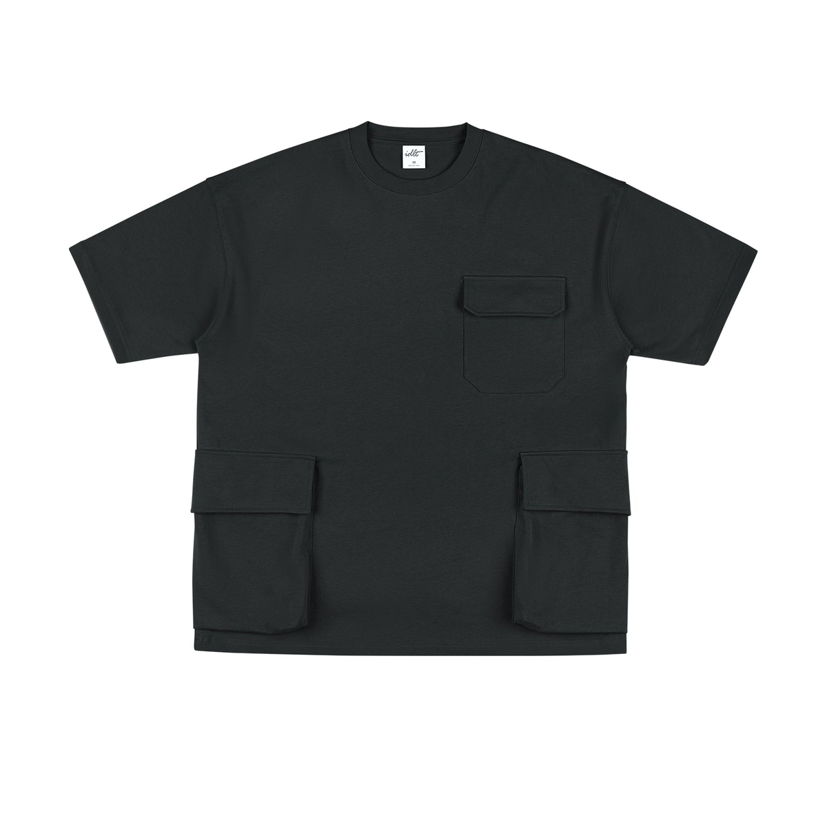 Multi Pocket Loose Short Sleeve T-Shirt WN4268