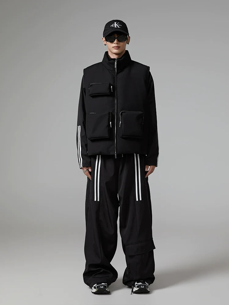 Solid White Duck Down Puffer Vest WN13294
