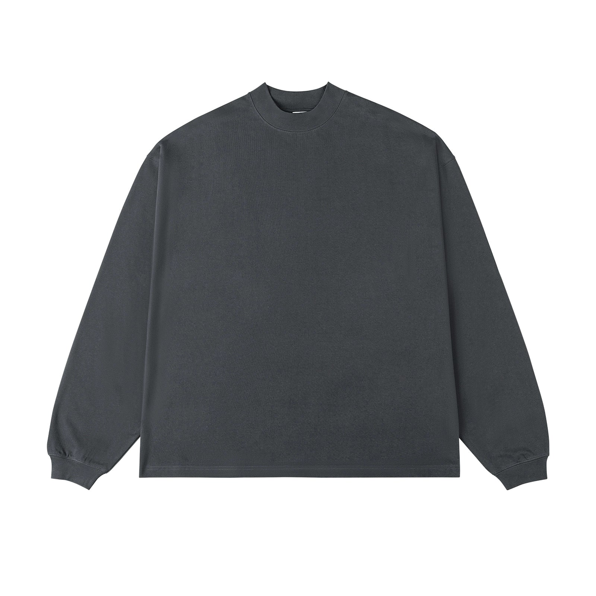 Half-neck Heavyweight Drop Shoulder Long-Sleeve T-Shirt WN4350