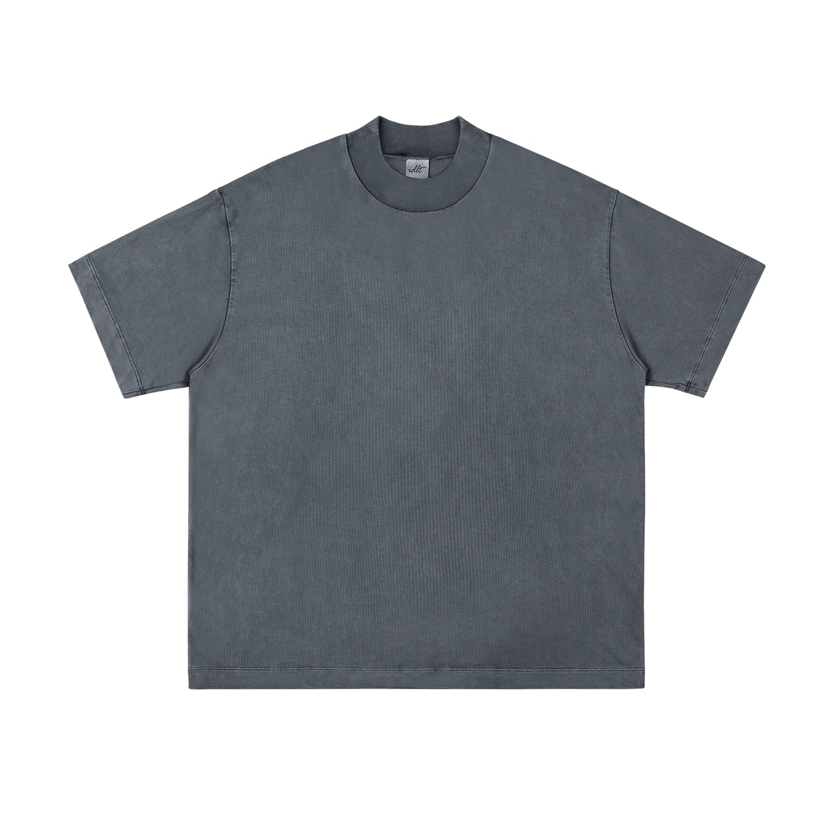Wash High-neck Short Sleeve T-Shirt WN4327